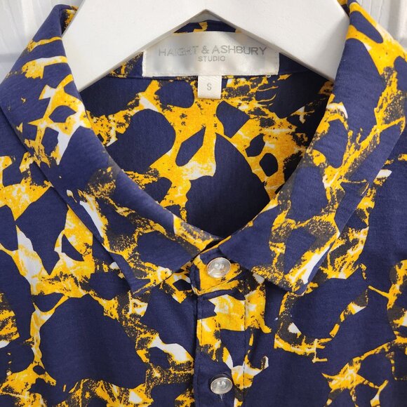 Haight & Ashbury Liquid Cotton S/S Button Down Shirt - Picture 1 of 3